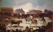 Francisco Jose de Goya A Village Bullfight oil painting